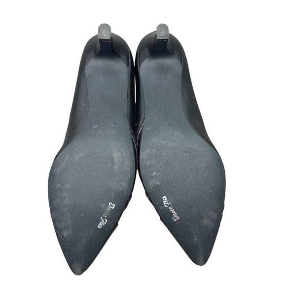 Easy Street Womens Alive@5 Black Black Glitter Dance Flex Heel Pump Size 7.5 - Picture 9 of 12